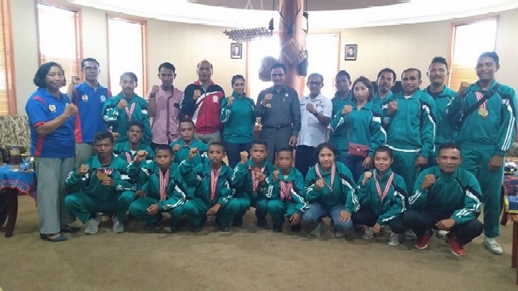 Kejuaraan Sepak Takraw, Manggarai Sabet 14 Medali, Bupati Deno : Kita Bangga