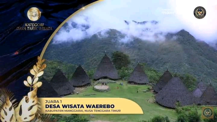 Manggarai Berbangga, Wae Rebo Juara 1 Anugerah Desa Wisata 2021